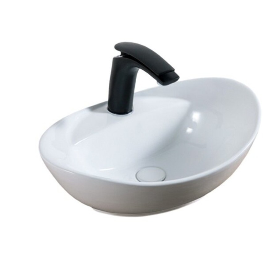 Раковина Gid Lago N9139 51242, 41 см, фаянс, белая