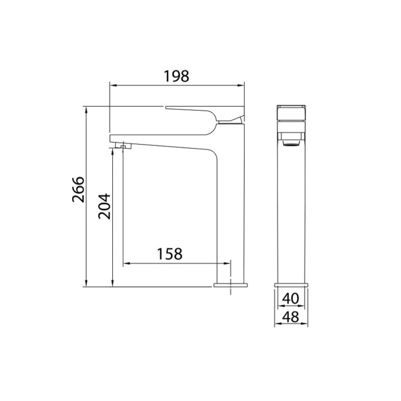 Смеситель Grossman Classic 520.K35.04.100, для раковины, хром