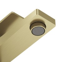 Смеситель Grossman Classic 520.K35.04.320, для раковины, золото сатиновый