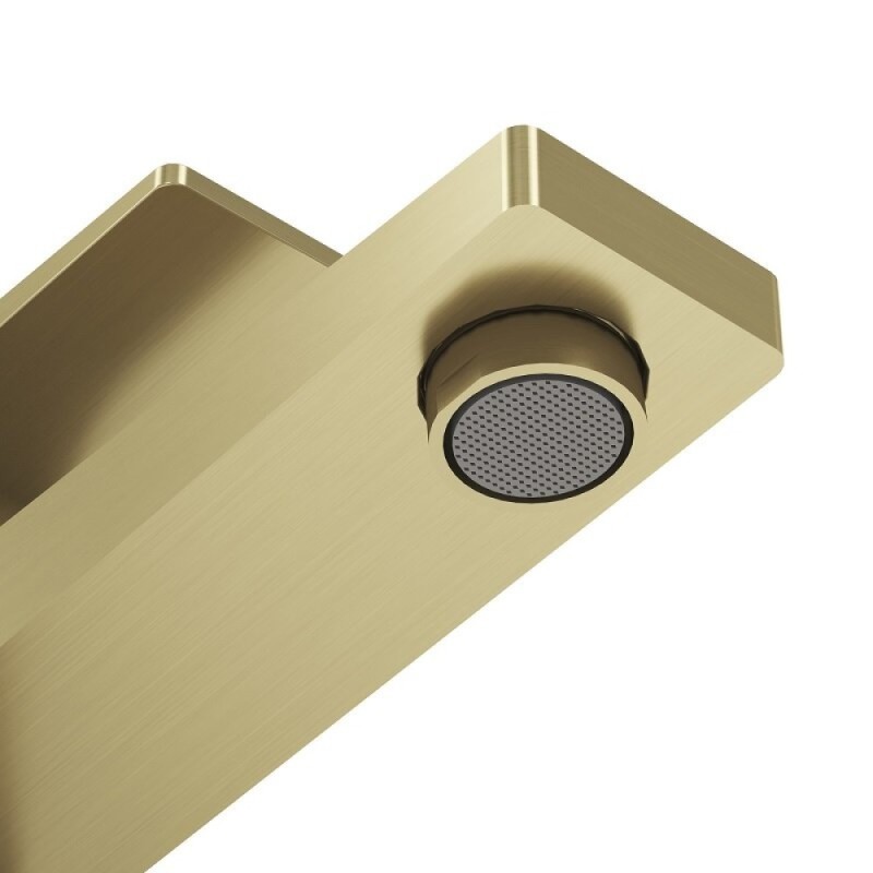 Смеситель Grossman Classic 520.K35.04.320, для раковины, золото сатиновый