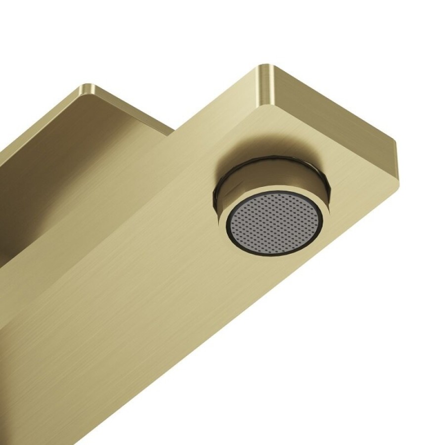 Смеситель Grossman Classic 520.K35.04.320, для раковины, золото сатиновый