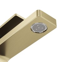 Смеситель Grossman Style 520.K35.05.320, для раковины, золото сатиновый