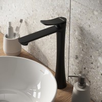 Смеситель Grossman Advans 520.K35.09.210, для раковины, черный матовый