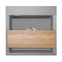 Кухонная мойка Granula Estetica ES-5201 5201, Алюминиум, алюминиум