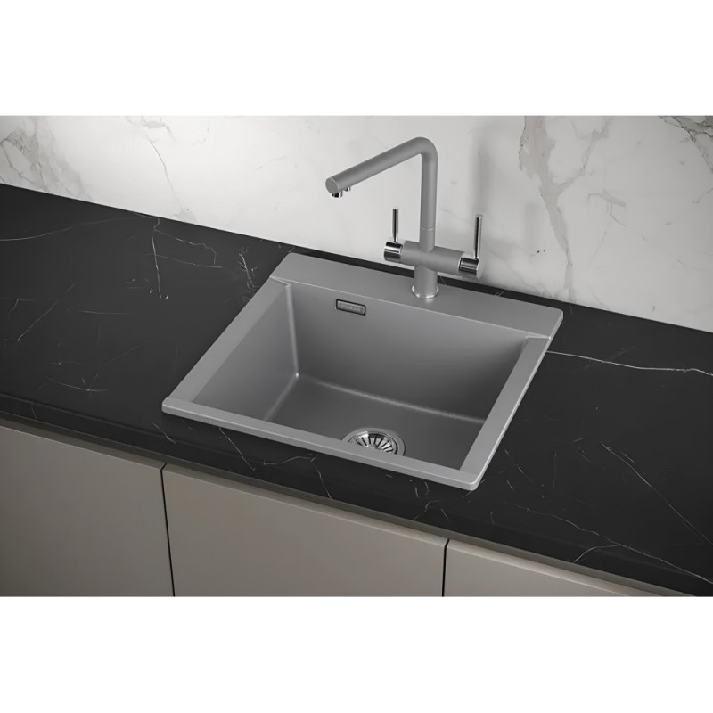 Кухонная мойка Granula Estetica ES-5201 5201, Алюминиум, алюминиум