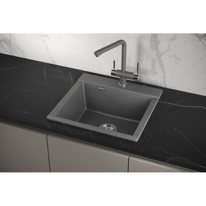 Кухонная мойка Granula Estetica ES-5201 5201, Графит, графит