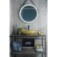 Раковина Gid Lago Gid Nc444 52233, 51 см, фаянс, золотая