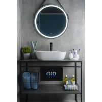 Раковина Gid Geometrico K397D9 53322, 50 см, фаянс, с донным клапаном, под камень глянцевая
