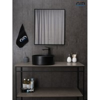 Раковина Gid Esfera Bm9011 53368, 40 см, фаянс, черная матовая