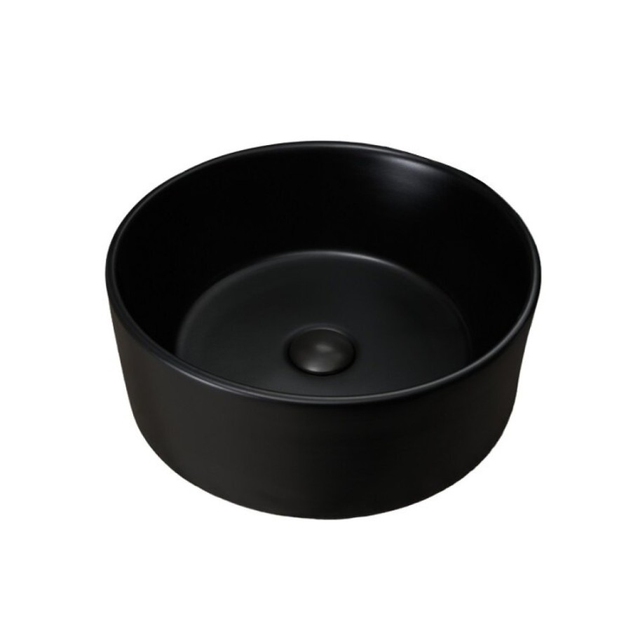 Раковина Gid Esfera Bm9011 53368, 40 см, фаянс, черная матовая