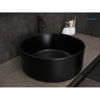 Раковина Gid Esfera Bm9011 53368, 40 см, фаянс, черная матовая