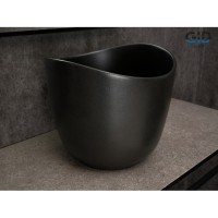 Раковина Gid Creativo N9303bg 53378, 36 см, фаянс, черный графит