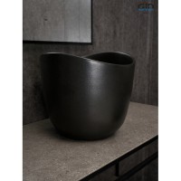 Раковина Gid Creativo N9303bg 53378, 36 см, фаянс, черный графит