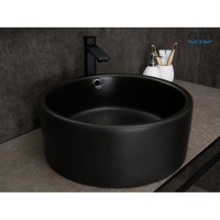 Раковина Gid Esfera N9130bg 53382, 41 см, фаянс, черный графит