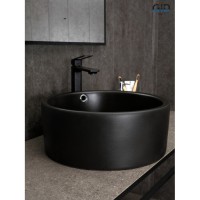 Раковина Gid Esfera N9130bg 53382, 41 см, фаянс, черный графит