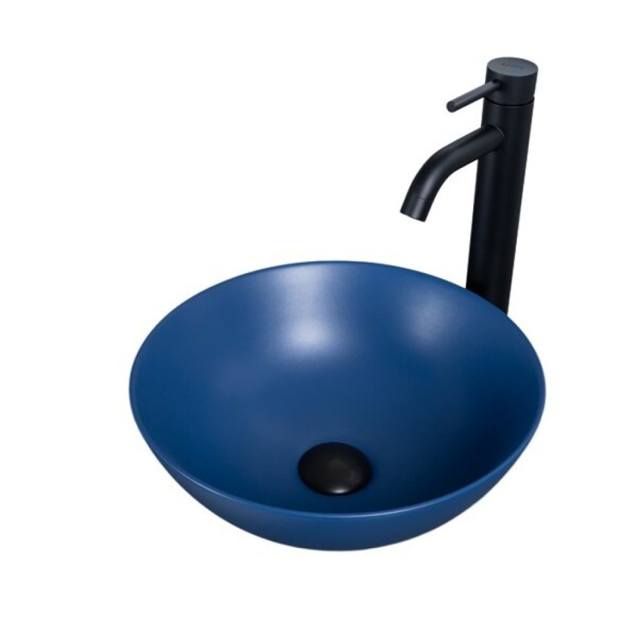 Раковина Gid Esfera 9081bum 53401, 36 см, фаянс, синяя матовая
