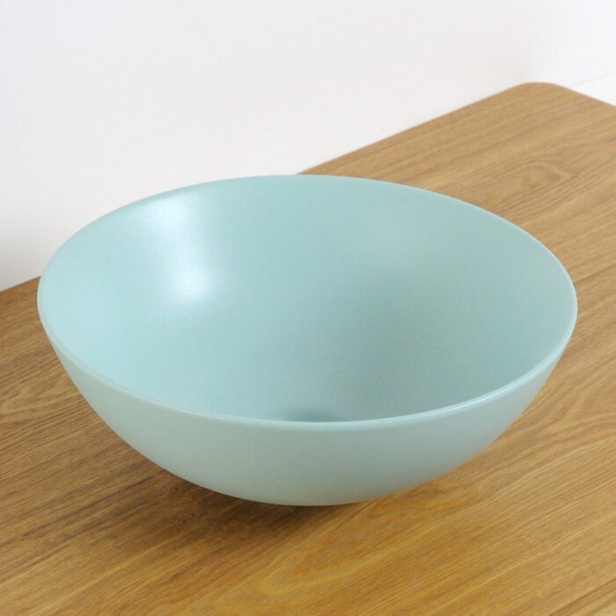 Раковина Gid Esfera 9081tifm 53402, 36 см, фаянс, тиффани матовая