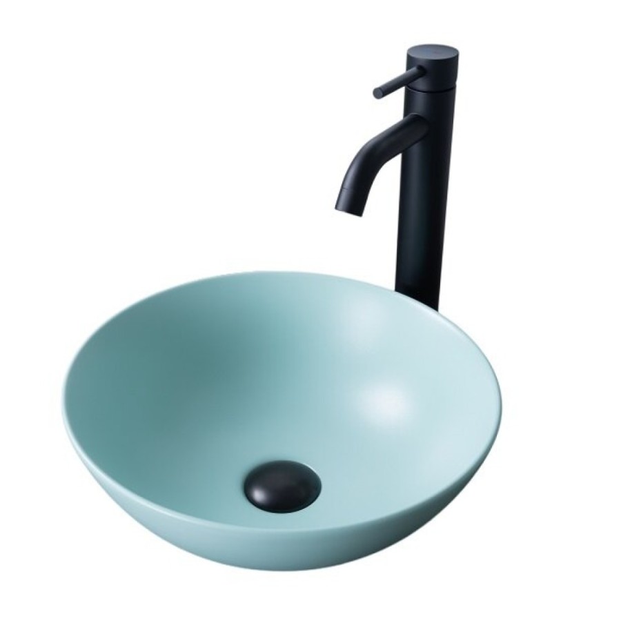 Раковина Gid Esfera 9081tifm 53402, 36 см, фаянс, тиффани матовая