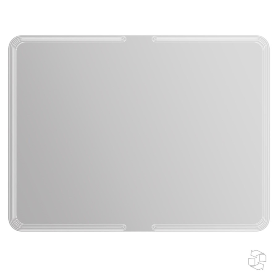 Зеркало Cezares со встроенной LED подсветкой, реверсивное, 120 x 90 см, белое, 54353