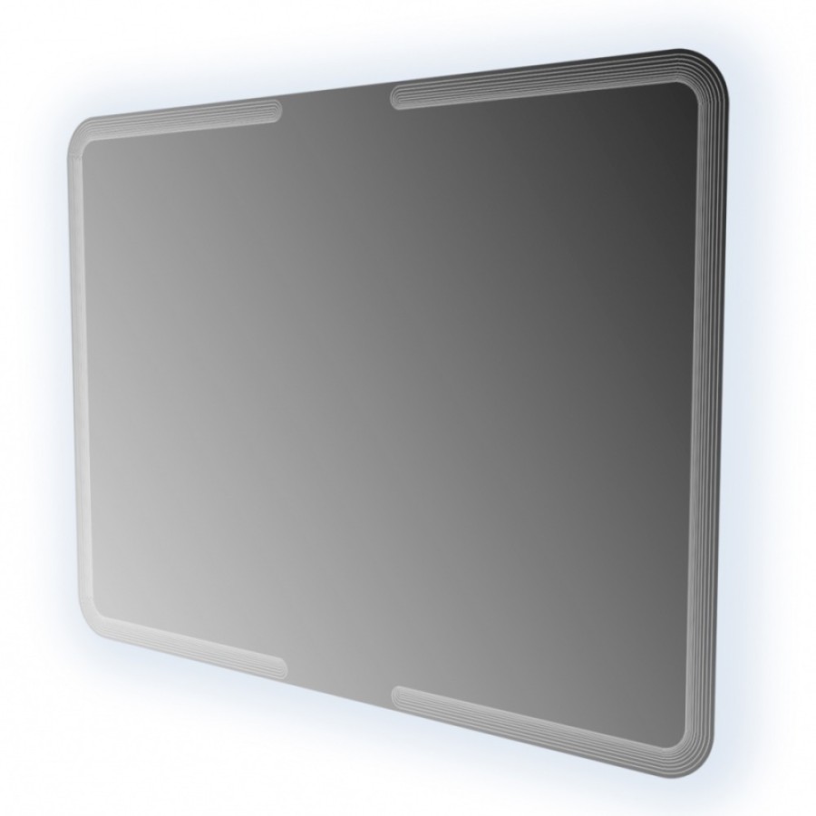 Зеркало Cezares со встроенной LED подсветкой, реверсивное, 120 x 90 см, белое, 54353