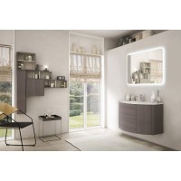 Тумба под раковину Cezares Eden 54408 121 см подвесная, цвет rovere scuro soft