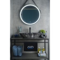 Раковина Gid Creativo Mnc206 54427, 59 см, фаянс, с донным клапаном, под камень глянцевая