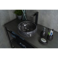 Раковина Gid Esfera Mnc480 54432, 32 см, фаянс, с донным клапаном, под камень