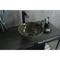 Раковина Gid Esfera Mnc486 54434, 32 см, фаянс, с донным клапаном, под камень