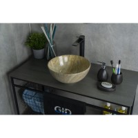 Раковина Gid Esfera Mnc488 54436, 32 см, фаянс, с донным клапаном, под камень