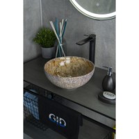 Раковина Gid Esfera Mnc489 54437, 32 см, фаянс, с донным клапаном, под камень