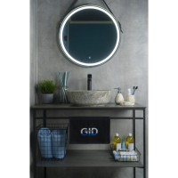 Раковина Gid Esfera Mnc498 54438, 41 см, фаянс, с донным клапаном, под камень глянцевая