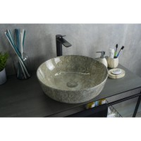Раковина Gid Esfera Mnc498 54438, 41 см, фаянс, с донным клапаном, под камень глянцевая