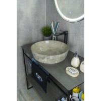 Раковина Gid Esfera Mnc498 54438, 41 см, фаянс, с донным клапаном, под камень глянцевая