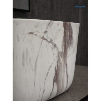 Раковина Gid Creativo Mnc9301 54480, 36 см, фаянс, под камень матовый