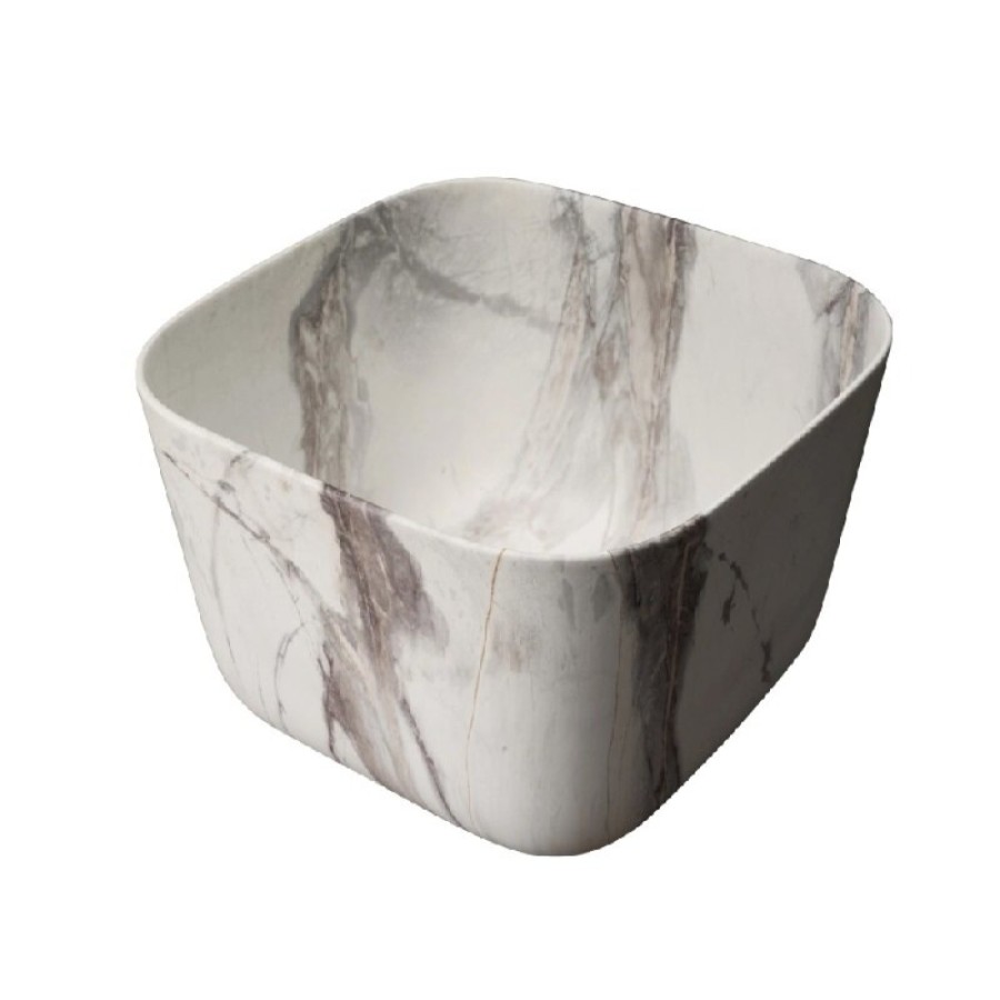 Раковина Gid Creativo Mnc9301 54480, 36 см, фаянс, под камень матовый