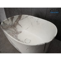 Раковина Gid Creativo Mnc9302 54481, 45 см, фаянс, под камень матовая