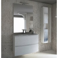 Тумба под раковину Cezares Dalila 54710, 75 см, подвесная, серый