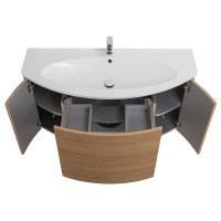 Тумба под раковину Cezares Eden 54842, 120 см, подвесная, коричневый