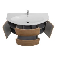 Тумба под раковину Cezares Eden 54842, 120 см, подвесная, коричневый