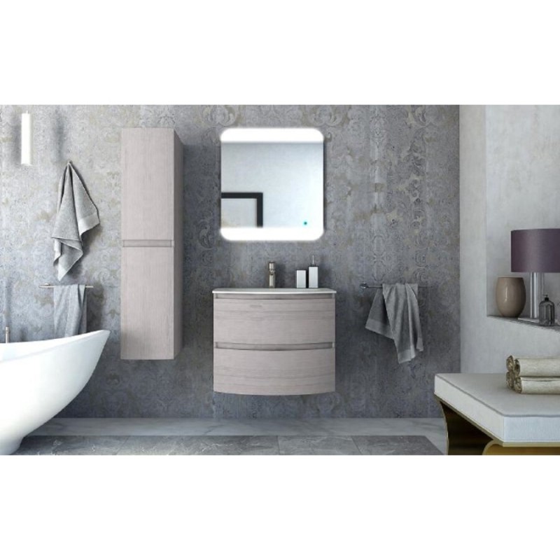 Тумба под раковину Cezares Vague 54847 69 см подвесная, цвет rovere sbiancato