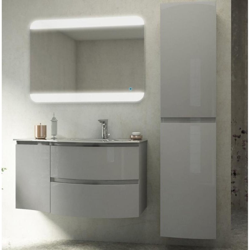 Тумба под раковину Cezares Vague 54854 69 см подвесная, цвет grigio lucido