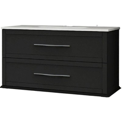 Тумба под раковину Cezares Tiffany 54949, 75 см, подвесная, nero grafite