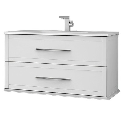 Тумба под раковину Cezares Tiffany 54951, 100 см, подвесная, bianco opaco