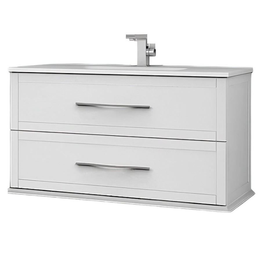 Тумба под раковину Cezares Tiffany 54951, 100 см, подвесная, bianco opaco