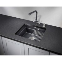 Кухонная мойка Granula Kitchen Space 55 см, шварц
