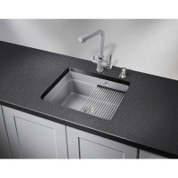 Кухонная мойка Granula Kitchen Space 55 см, алюминиум