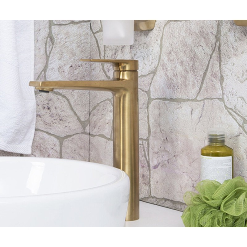 Смеситель для раковины WasserKRAFT Aisch 5503H, PVD-покрытие, матовое золото