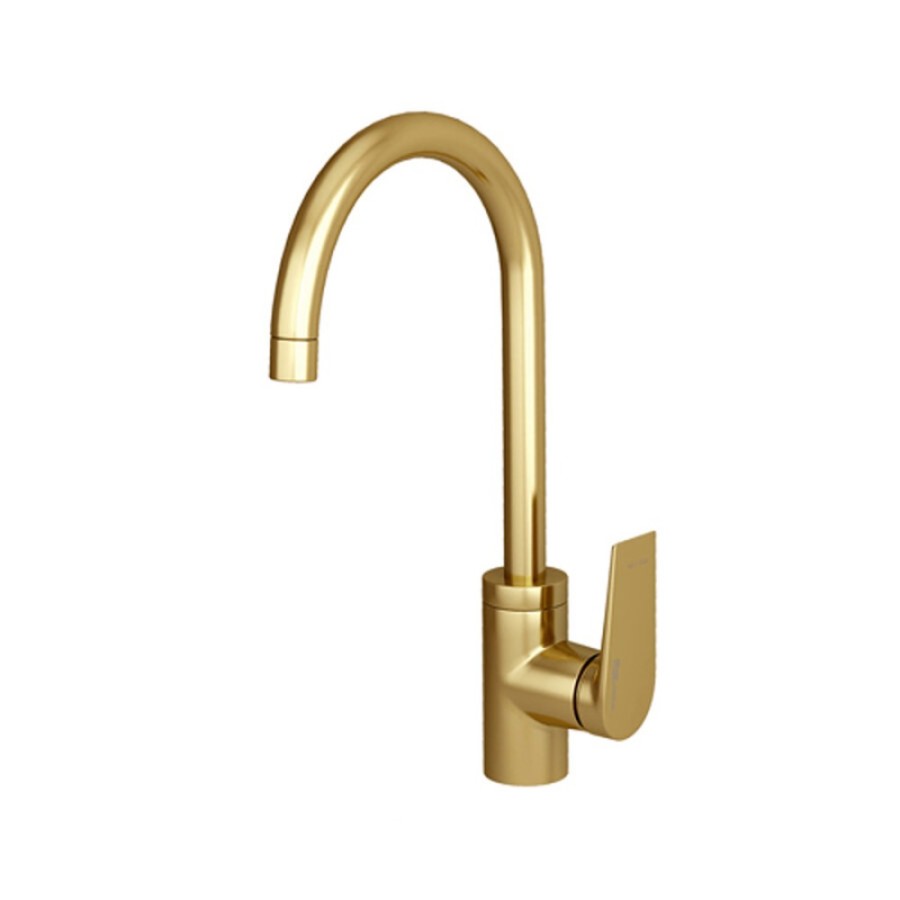 Смеситель WasserKRAFT 5507 для кухонной мойки, PVD-покрытие, матовое золото