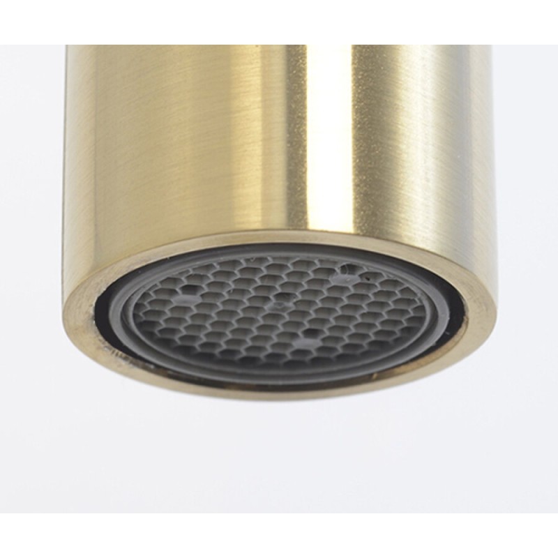 Смеситель WasserKRAFT 5507 для кухонной мойки, PVD-покрытие, матовое золото