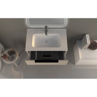 Тумба под раковину Cezares Urban, 55159, 75 см, цвет Spatolato bianco